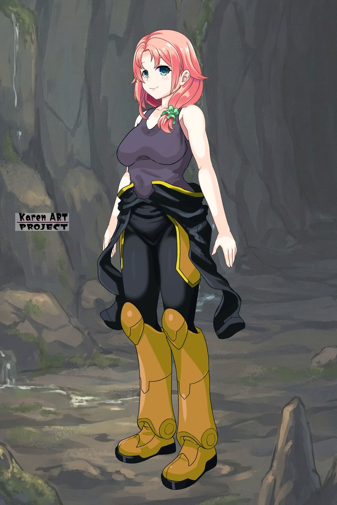 亜美ちゃん+ヒナ・リャザンのパイロットスーツ【バディ・コンプレックス-AC01】 Ami Original Color 斜め前 Diagonal front angle Ami is wearing Hina Ryazan's PilotSuit【Buddy Complex-AC01】