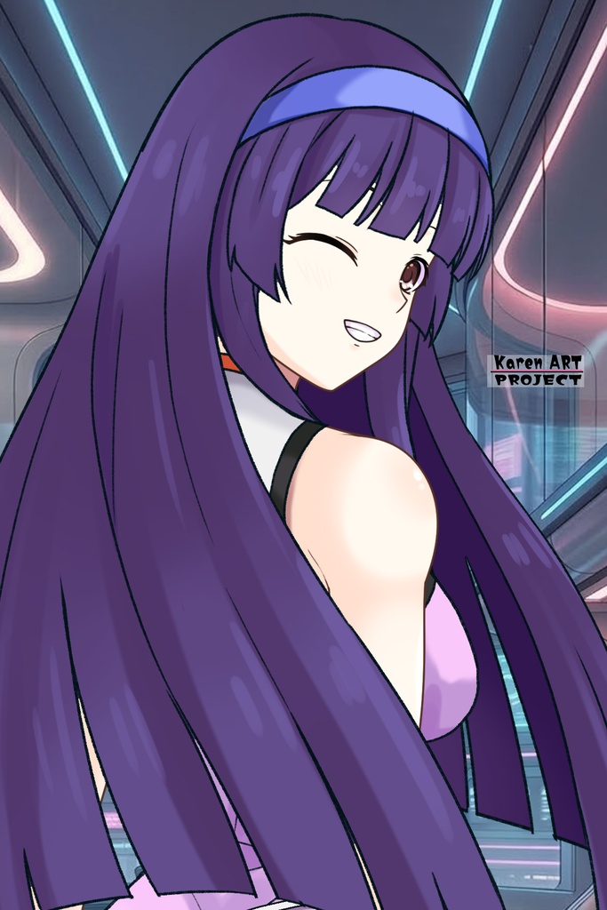 カレンちゃん+弓さやかのコスチューム【グレンダイザーU-01】 Karen is wearing Sayaka Yumi's Costume【Grendizer U-01】