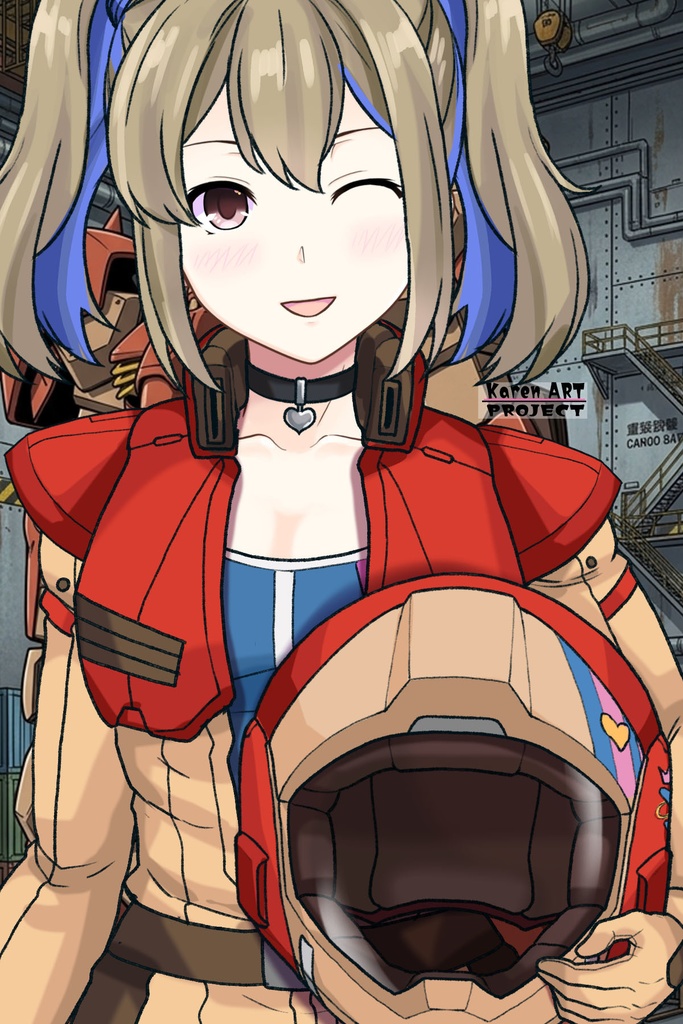 カレンちゃん+ハーラ・モーリーのノーマルスーツ【機動戦士ガンダム 閃光のハサウェイ-04】 正面Sポーズ Front S-POSE Karen is wearing HALA・MORLEY's Normal Suit【Mobile Suit Gundam: Hathaway's Flash-04】