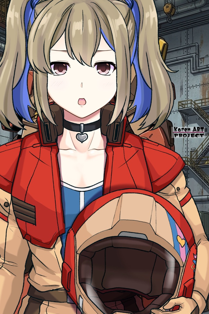 カレンちゃん+ハーラ・モーリーのノーマルスーツ【機動戦士ガンダム 閃光のハサウェイ-05】 正面 Front Angle Karen is wearing HALA・MORLEY's Normal Suit【Mobile Suit Gundam: Hathaway's Flash-05】