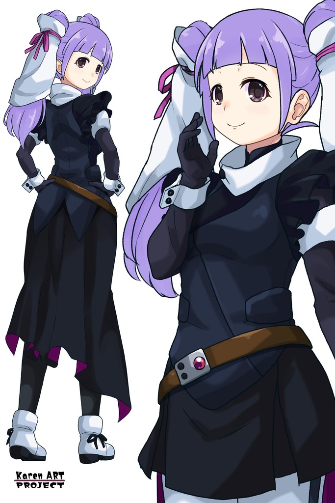 ゆりちゃん+フラム・ナラのコスチューム【機動戦士ガンダムAGE-01】 Yuri is wearing Fram Nara's Formal Costume【Mobile Suit Gundam AGE-01】
