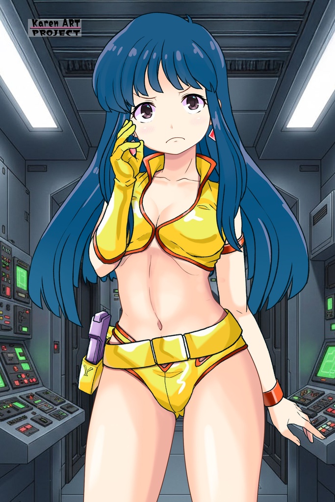 ゆりちゃん+ユリのコスチューム【ダーティペア-01】 Yuri is wearing Yuri's Formal Costume【DIRTY PAIR-01】