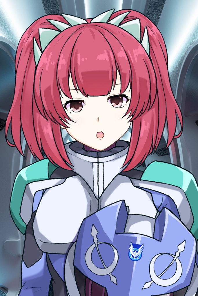 カレンちゃん+アグネス・ギーベンラートのノーマルスーツ【機動戦士ガンダムSEED FREEDOM-4】正面Sポーズ Front S-POSE Karen is wearing Agnes Giebenrath's Normal Suit【Mobile Suit Gundam SEED-4】