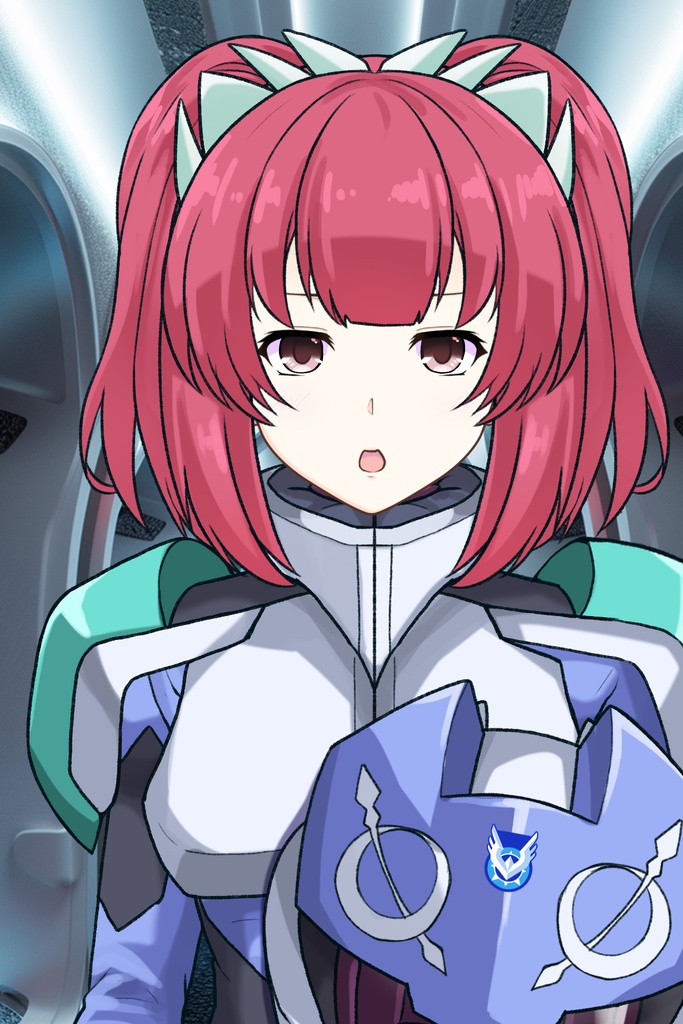 カレンちゃん+アグネス・ギーベンラートのノーマルスーツ【機動戦士ガンダムSEED FREEDOM-1】正面 Front Angle Karen is wearing Agnes Giebenrath's Normal Suit【Mobile Suit Gundam SEED-1】