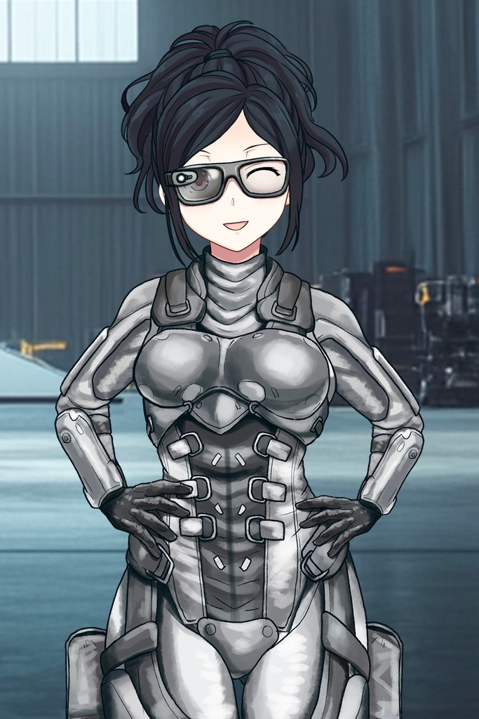 カレンちゃん+サンゴの防弾スーツ【別班の犬-3】斜め前アングル Diagonal front angle Karen is wearing Sango's Bulletproof Suit【Ground Self-Defense Force Special Intelligence Agency Invisible Force-3】