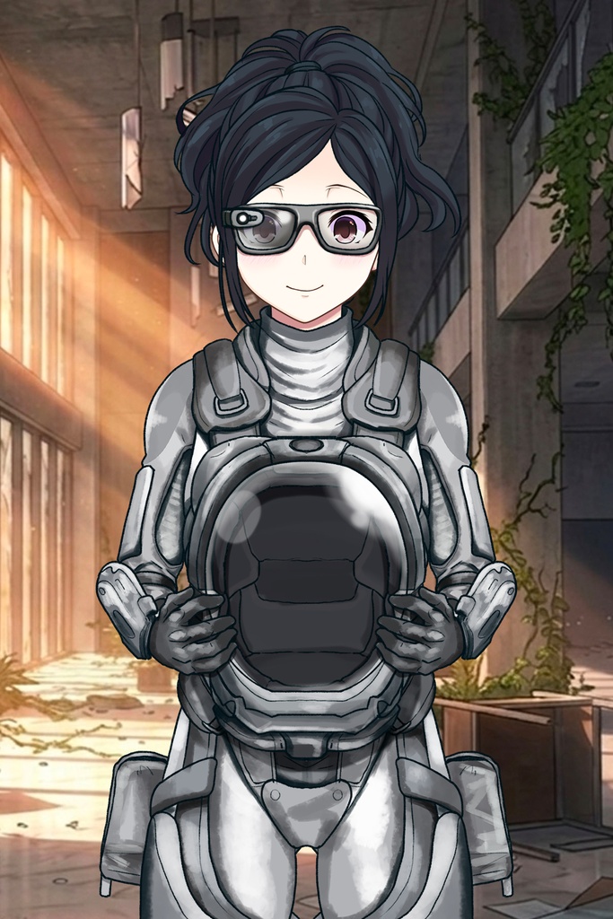 カレンちゃん+サンゴの防弾スーツ【別班の犬-4】斜め前アングル Diagonal front angle Karen is wearing Sango's Bulletproof Suit【Ground Self-Defense Force Special Intelligence Agency Invisible Force-4】