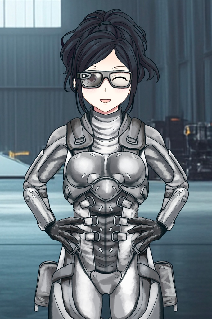 カレンちゃん+サンゴの防弾スーツ【別班の犬-4】斜め前アングル Diagonal front angle Karen is wearing Sango's Bulletproof Suit【Ground Self-Defense Force Special Intelligence Agency Invisible Force-4】