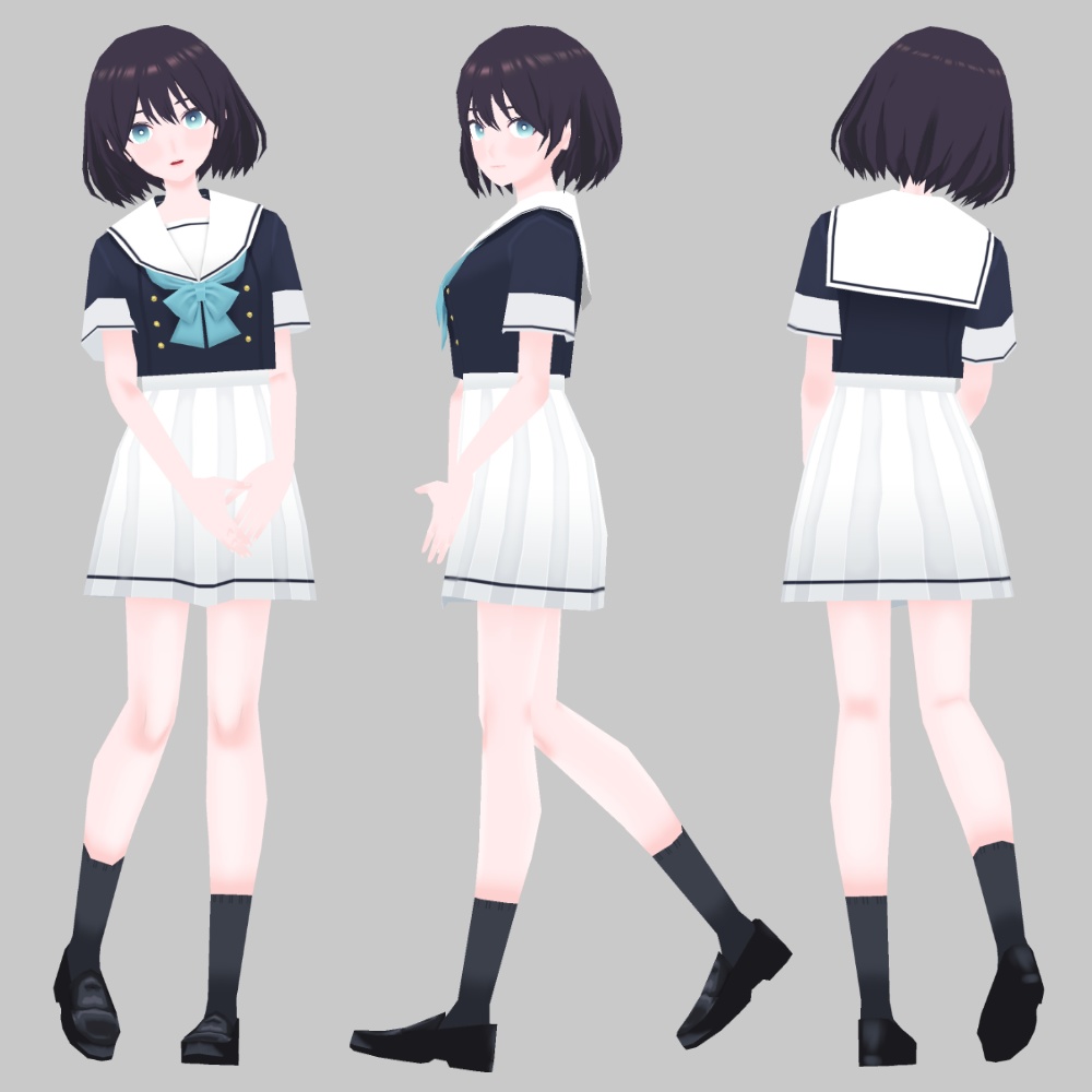 オリジナル3Dモデル「習子」※Quest対応ver※