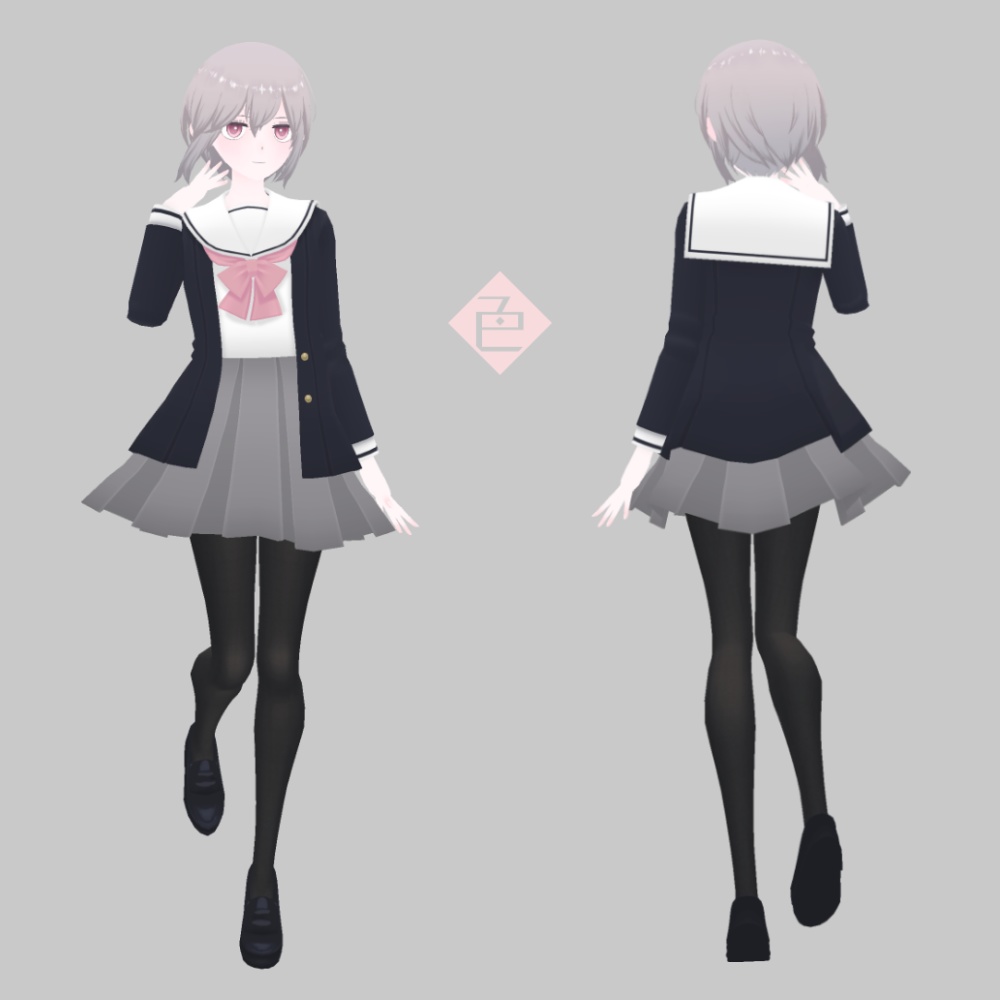 オリジナル3Dモデル「緋南子」