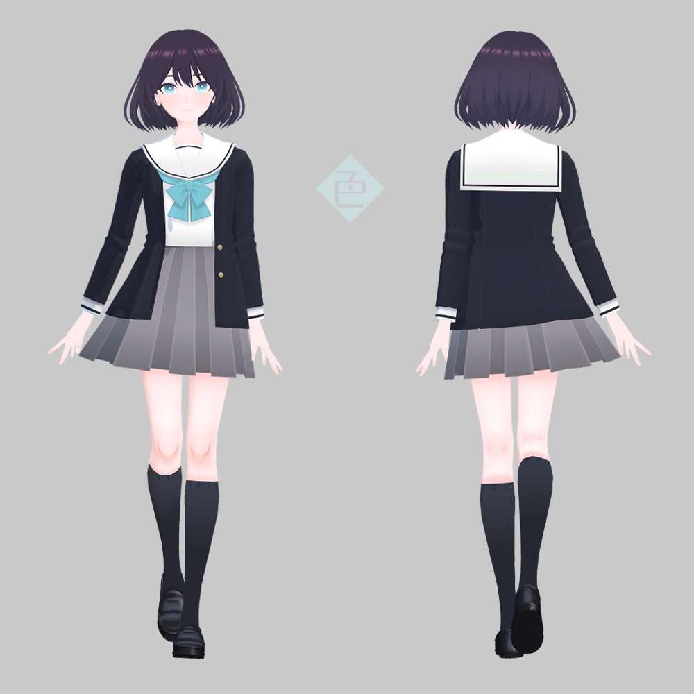 オリジナル3Dモデル「習子」(冬服ver)