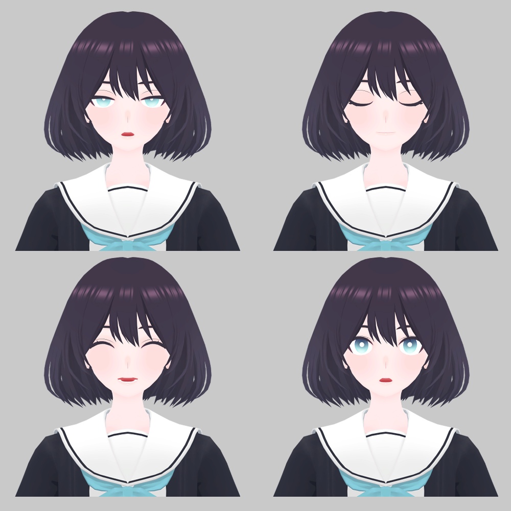 オリジナル3Dモデル「習子」(冬服ver)