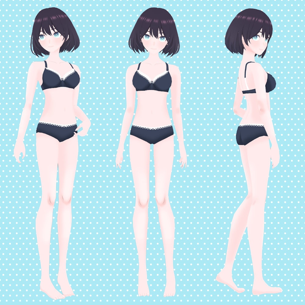 オリジナル3Dモデル「習子」(冬服ver)