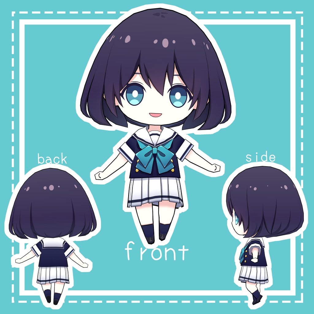 【Quest対応】オリジナル3Dモデル「SD習子」