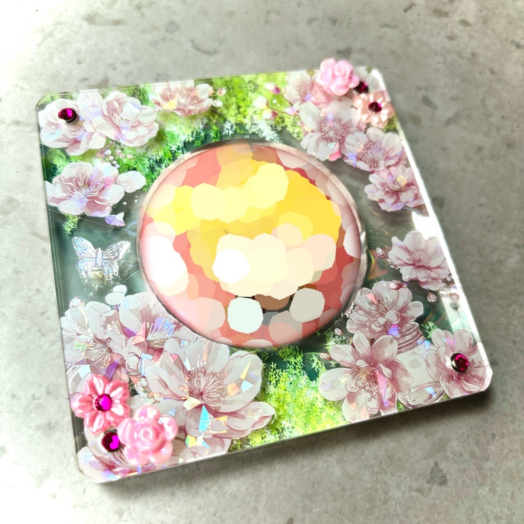 🩷ハンドメイド 缶バッジ用アクリルフレーム 57mm用