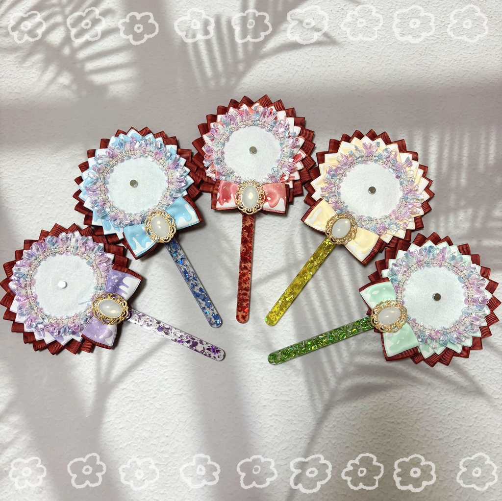 ハンドメイド キャンディロゼット