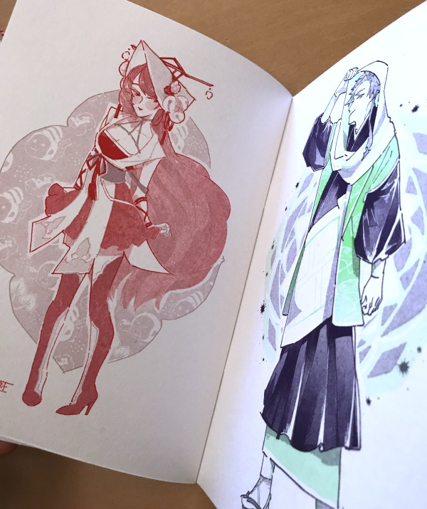 擬人化イラスト集 類抄絵図集成 南天 Booth