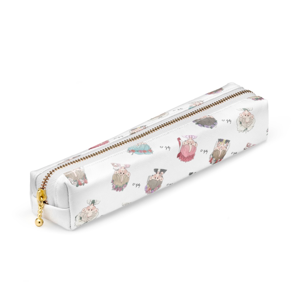 花冠ペンケース(ホワイト)