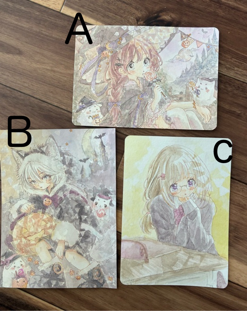 イラスト原画　フレームレス