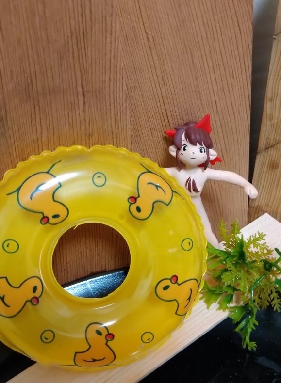 水遊びフィギュア作品「ウカベルちゃん」通常顔Ver.