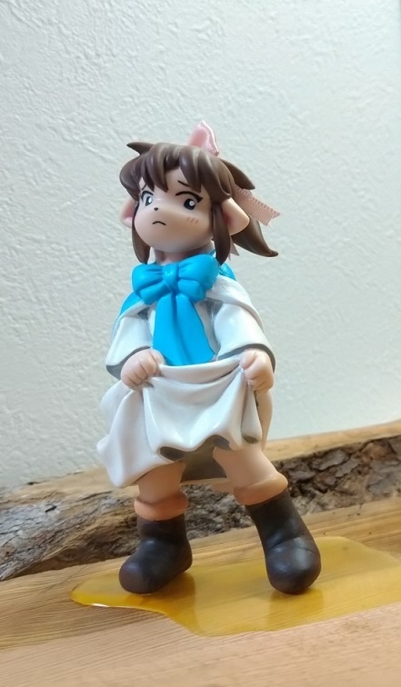 未塗装ガレージキット「オモラシちゃん」【上級者向け】
