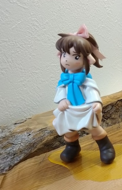 未塗装ガレージキット「オモラシちゃん」【上級者向け】