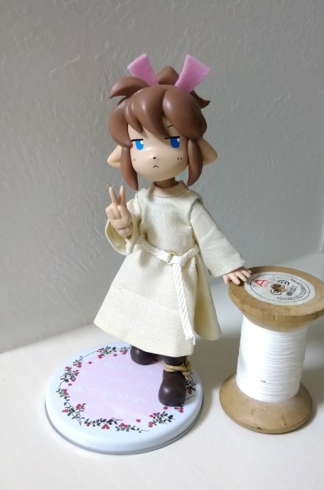 可動フィギュア『ピースちゃん』未塗装ガレージキット