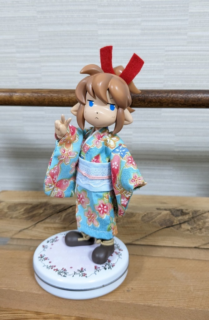 可動フィギュア『ピースちゃん』未塗装ガレージキット