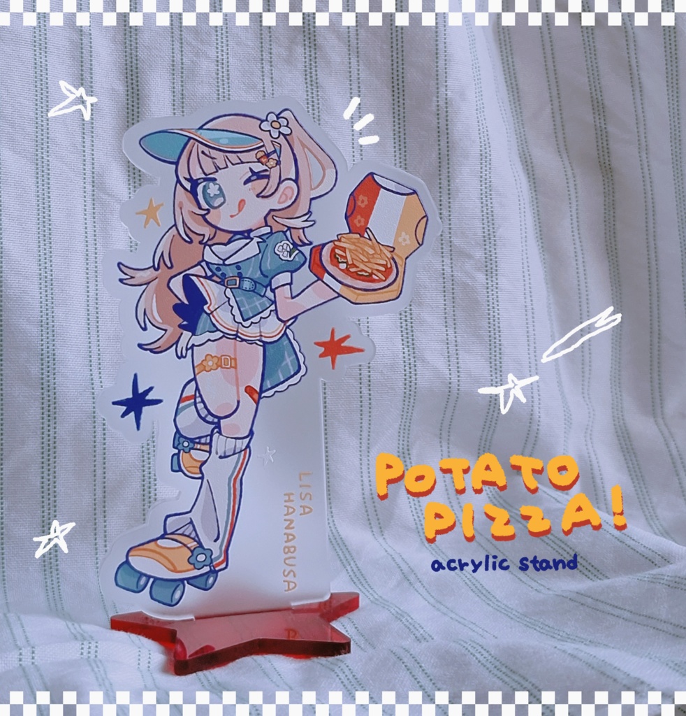 英リサ - アクリルスタンド🍕🍟