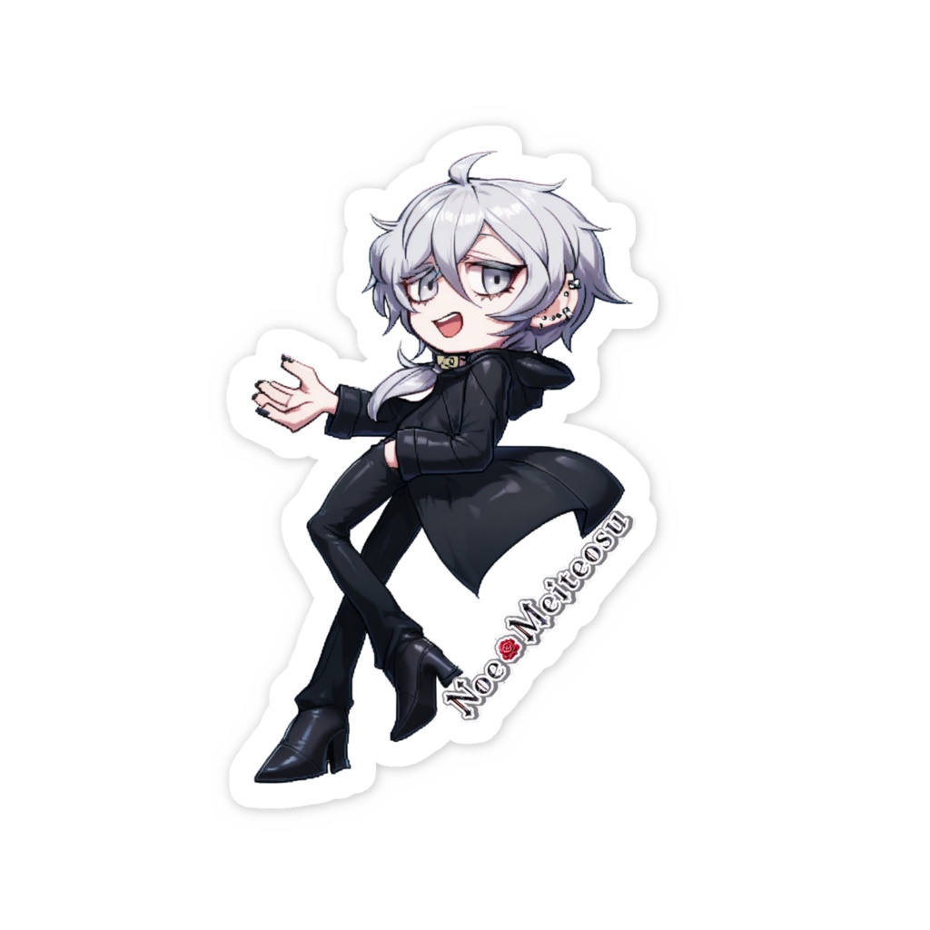 【期間限定】ドット風 デフォルメ ステッカー【2025誕生月記念】