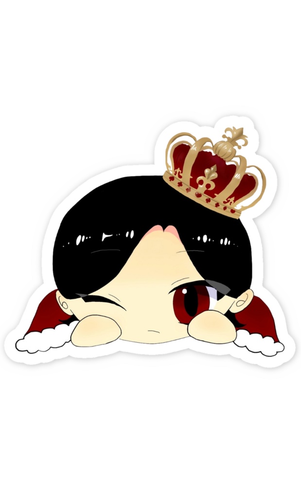 『なぎむろ』ステッカー vol.1（ぐったりミニキャラ）