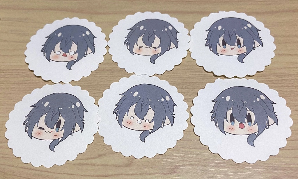 表情差分シール