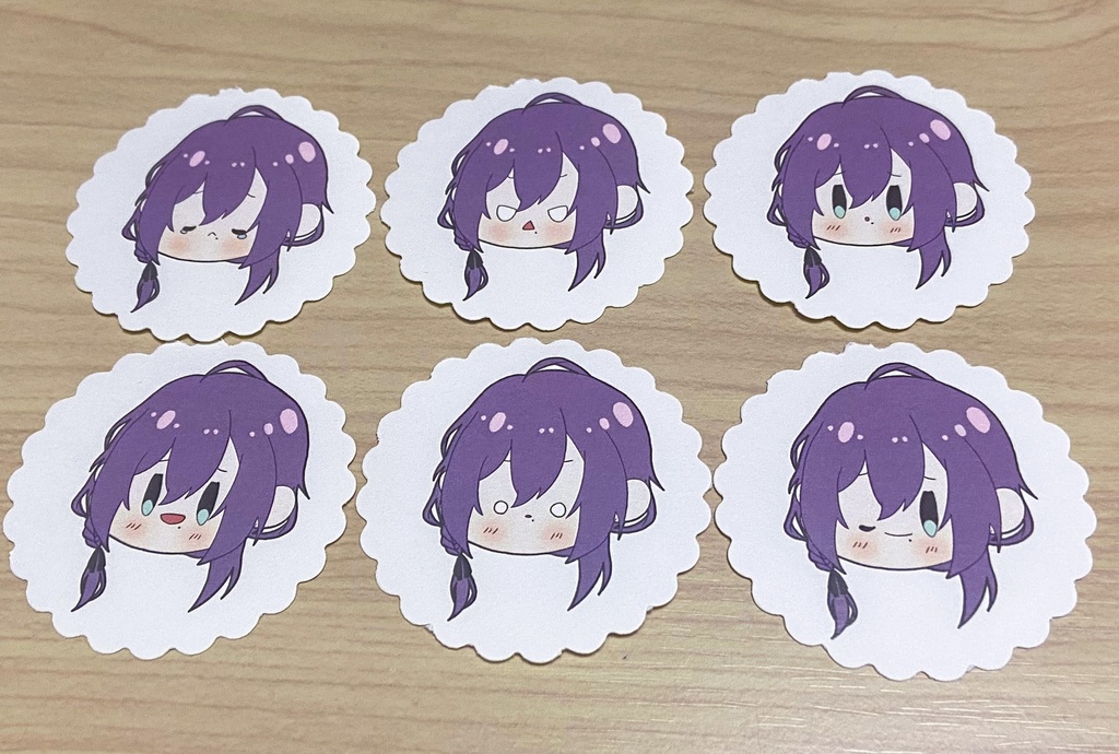 表情差分シール