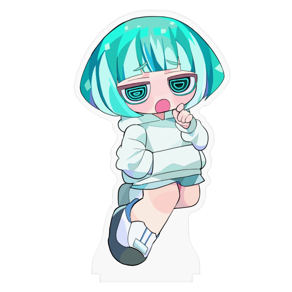 ジトぽぽ アクリルフィギュア