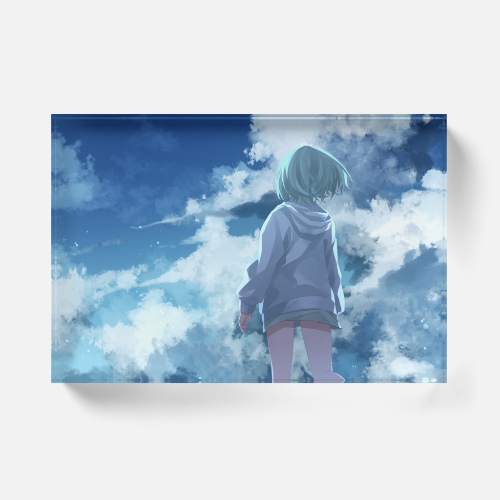 夏空 アクリルブロック