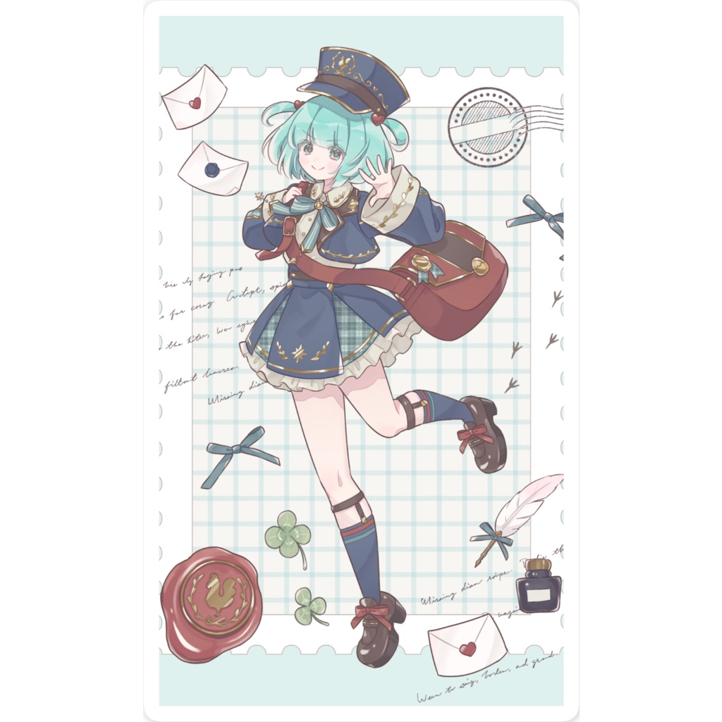 郵便屋さん ステッカー