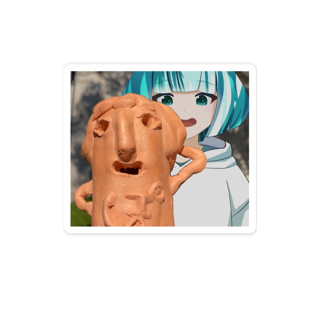 はにぷく ステッカー
