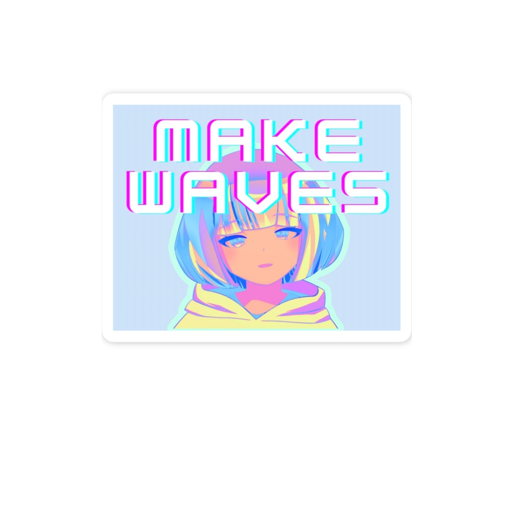 MAKE WAVES ステッカー