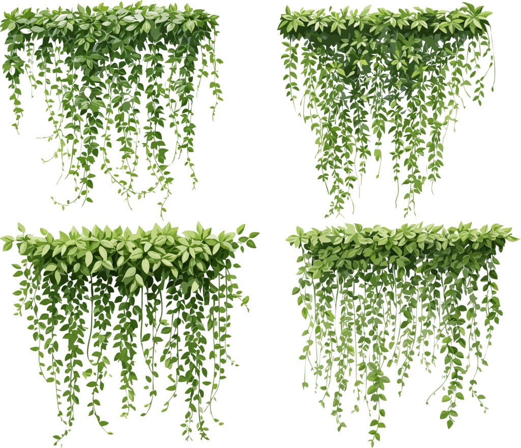 シンプルなイラレのツル