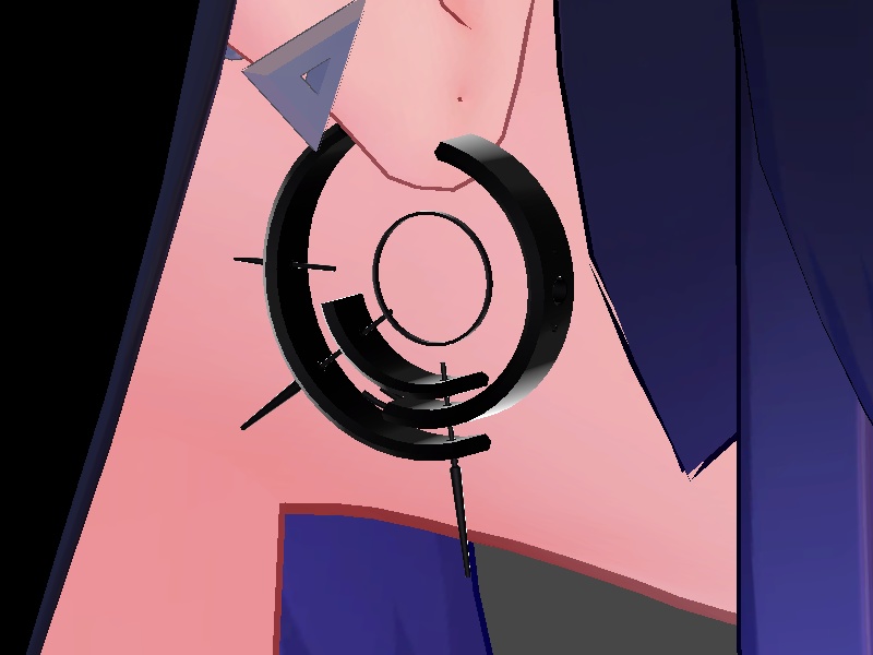 【VRC想定】サークルピアス