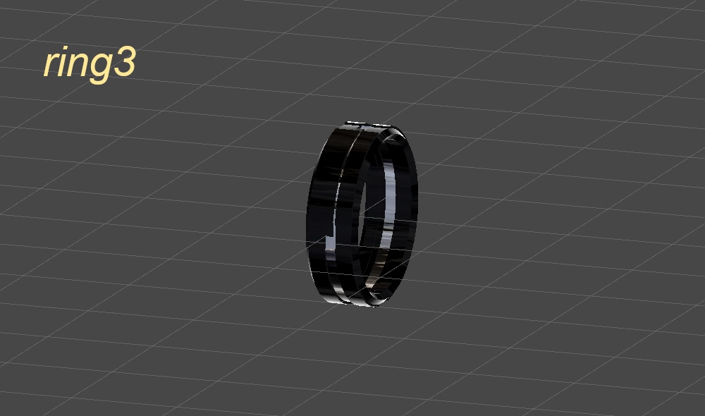 【VRC想定3dモデル】デザインリング