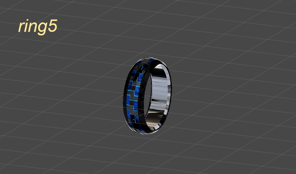 【VRC想定3dモデル】デザインリング