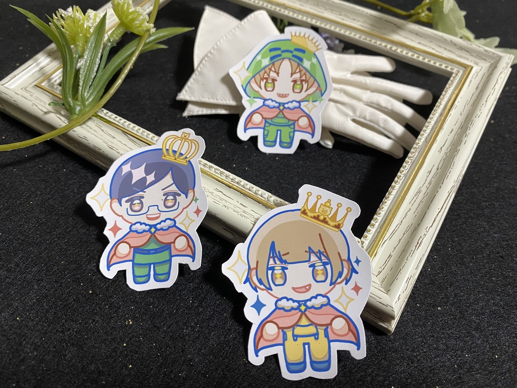 【d!】王様風ステッカー※再掲載