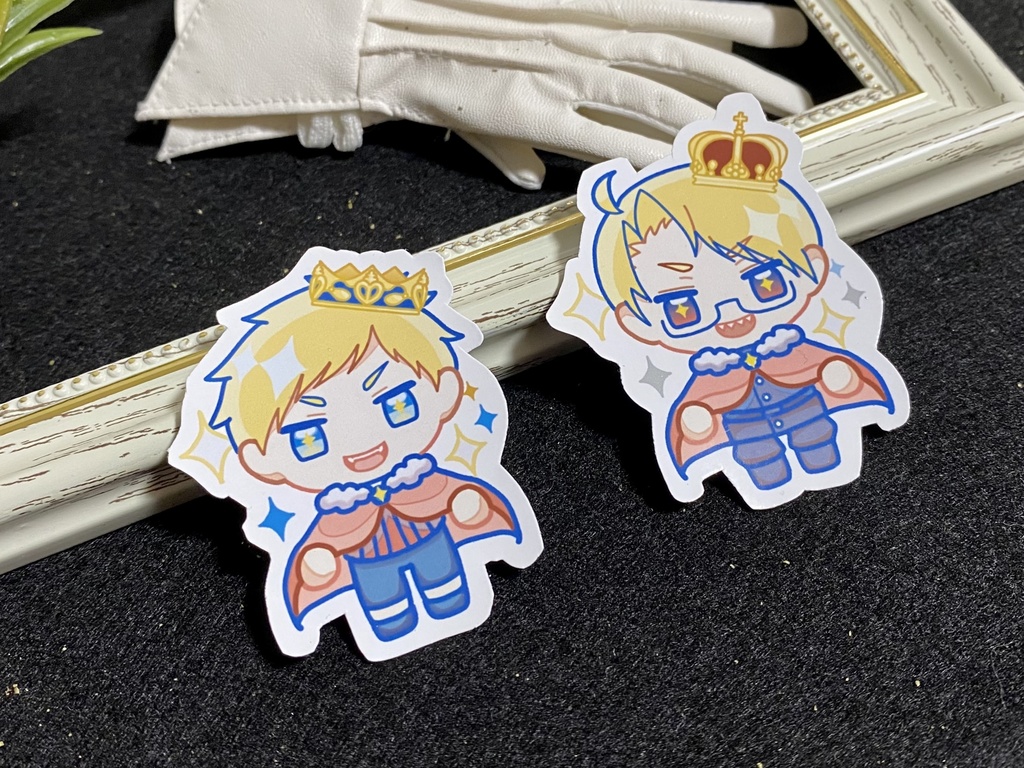 【d!】王様風ステッカー※再掲載