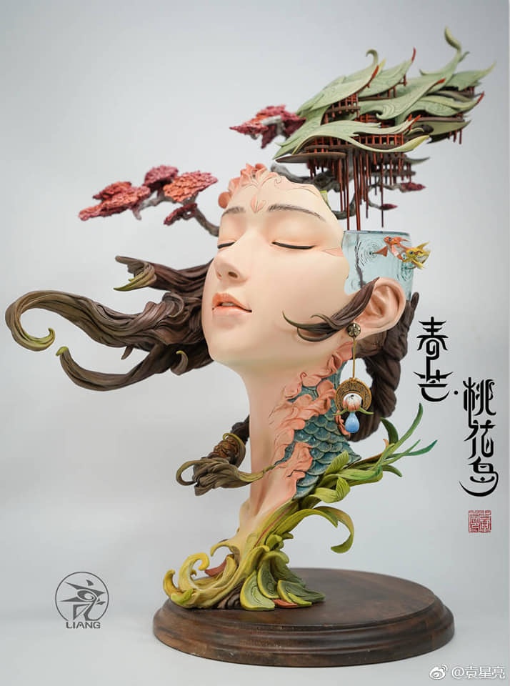 Spring Peach Blossom (Painted version)