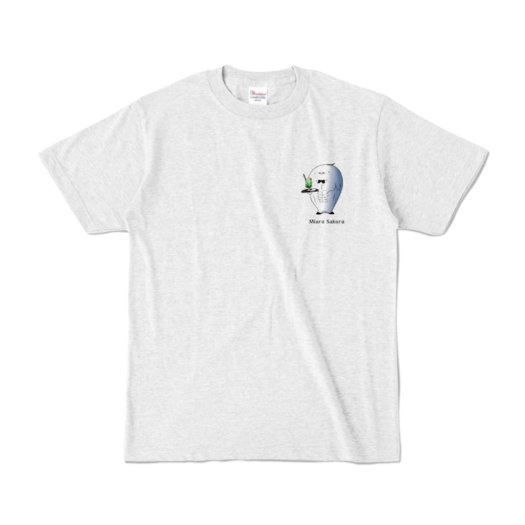 避暑地の喫茶店の怪しいマスター アザラシさんTシャツ