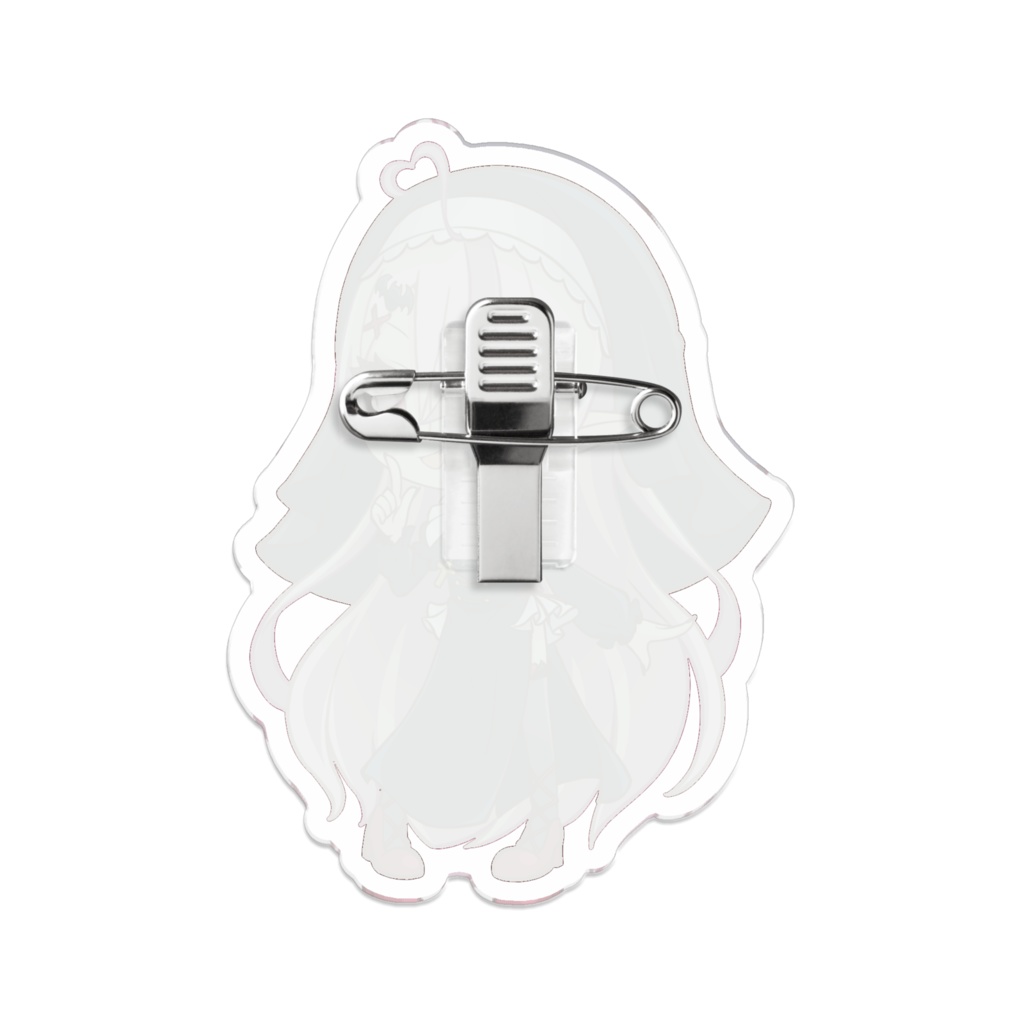 黒魔ゆりハロウィンSDアクリルバッジ