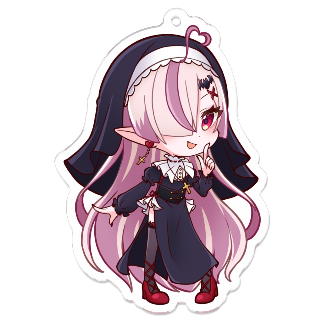 黒魔ゆりハロウィンSDアクリルキーホルダー
