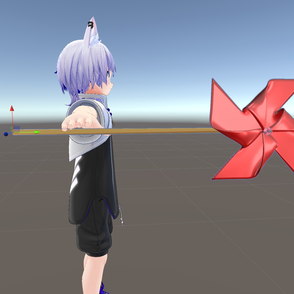 【無料/投げ銭】メタル風車v3.0 pinwheel (Blender, Unreal Engine, Unity)