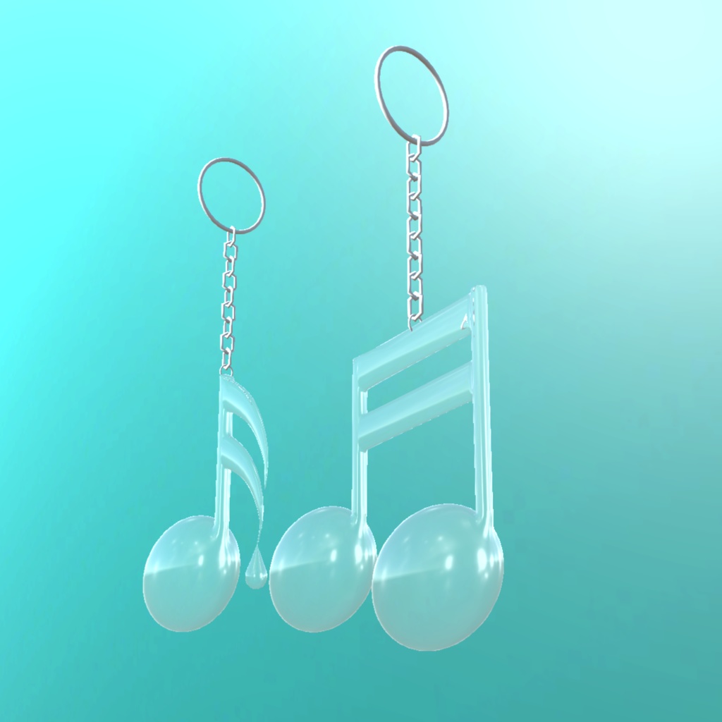 【無料】音符ピアス VRC/MA対応