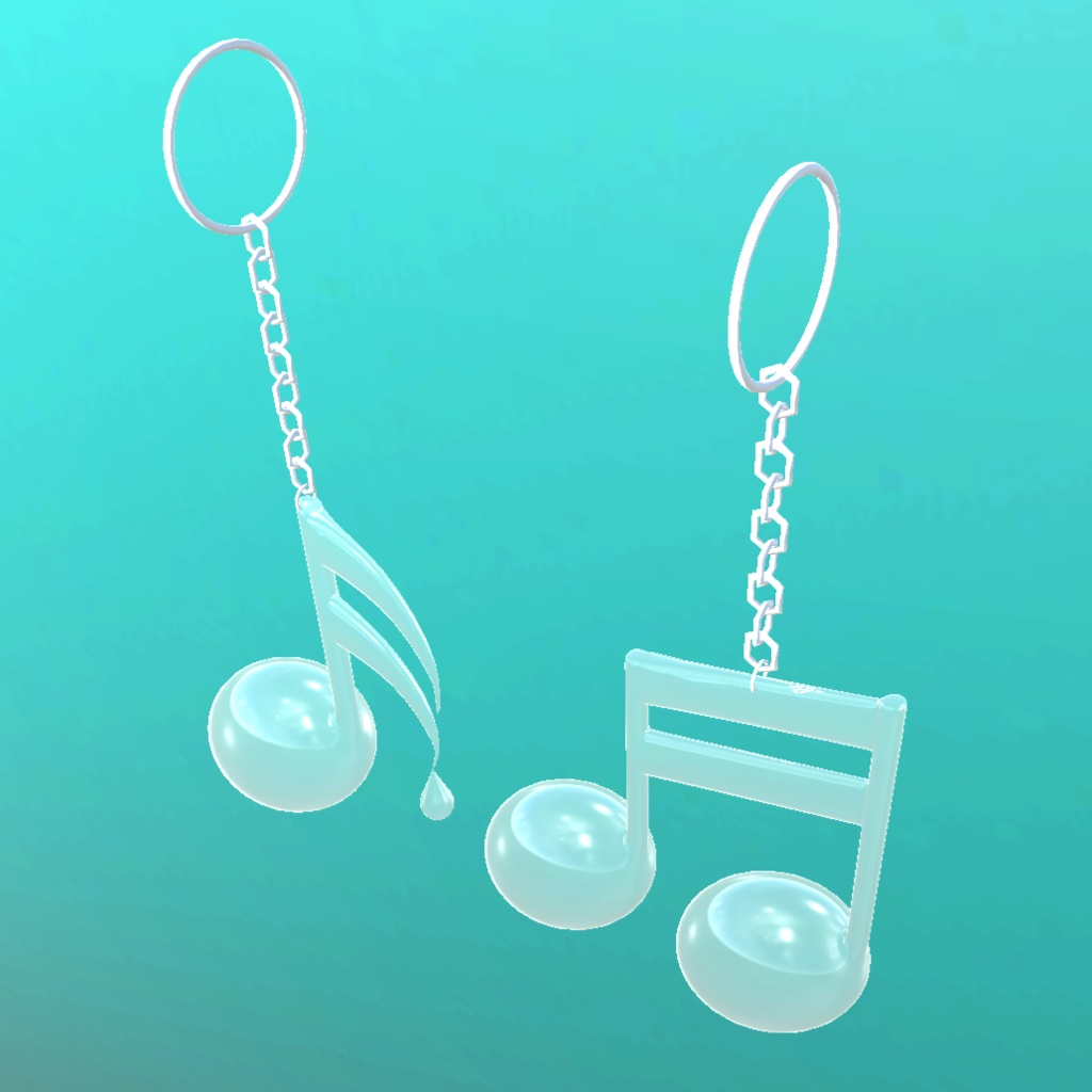 【無料】音符ピアス VRC/MA対応